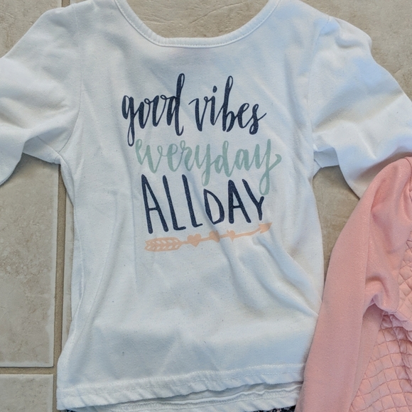 Girls size 6x matching Little Las set pink white - Picture 3 of 7